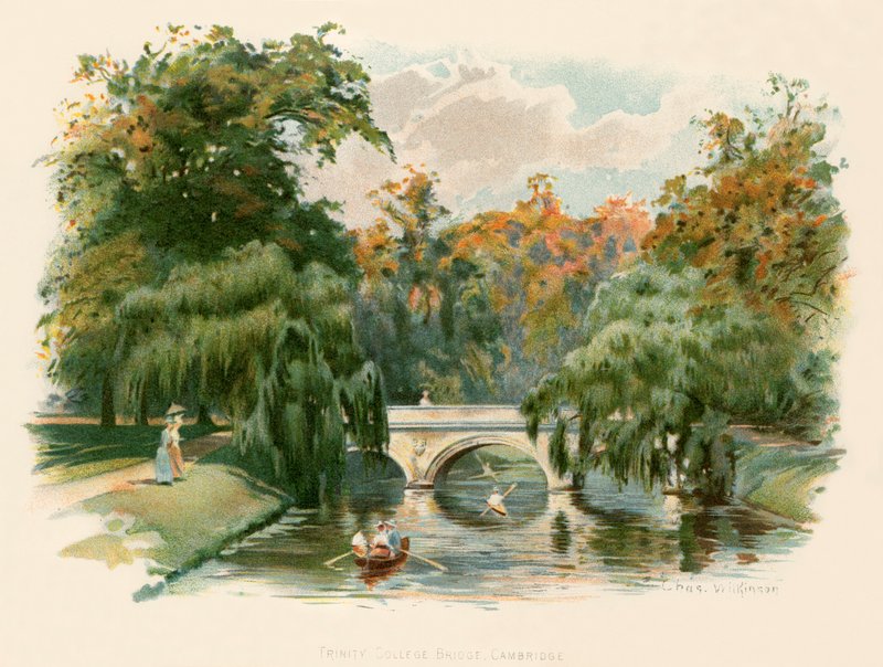 Trinity College Brücke, Cambridge von Charles Wilkinson