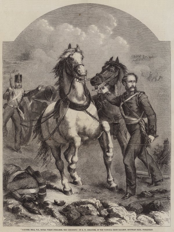 Oberst Bell, VC, Royal Welsh Fusiliers, 23. Regiment von Chevalier Louis William Desanges