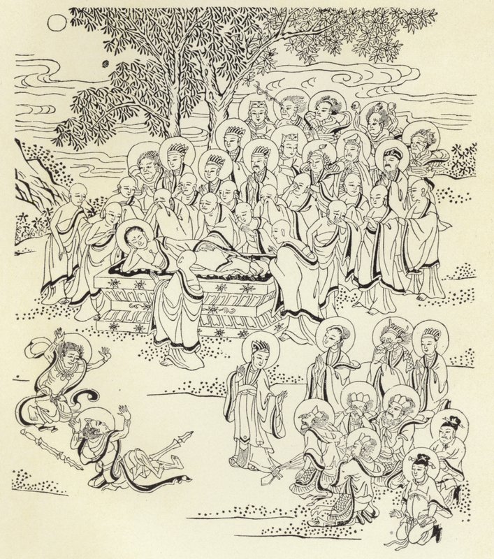 Der Tod Buddhas von Chinese School