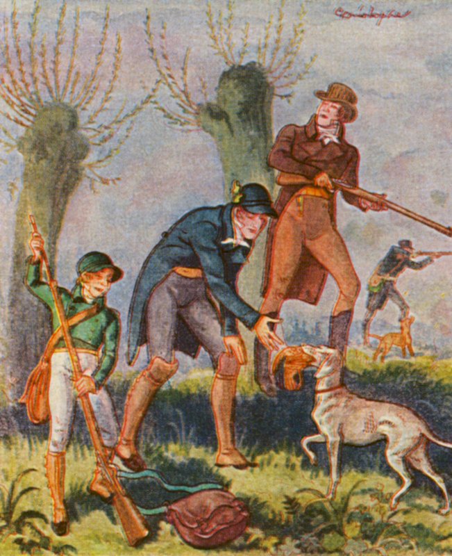 Bekassinenjagd von Christophe (1856 1945)