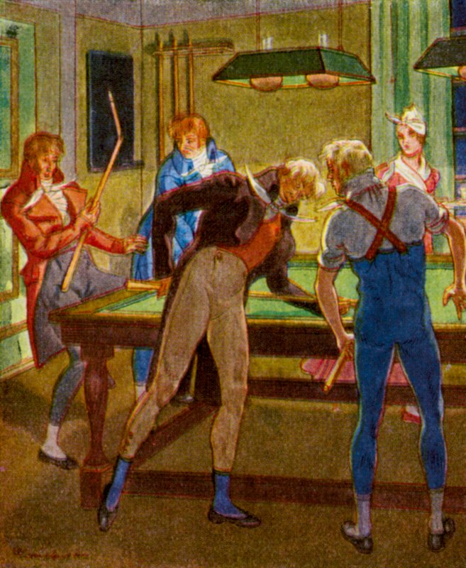 Billardspiel von Christophe (1856 1945)