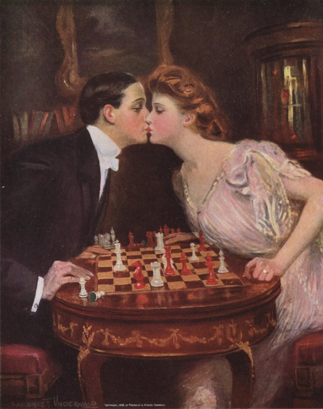 Der Kuss von Clarence F. Underwood