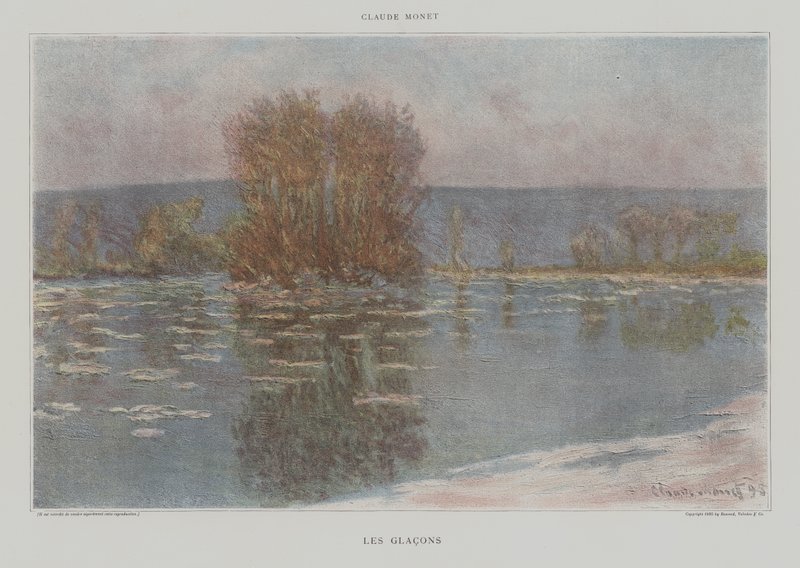 Die Eiszapfen von Claude Monet