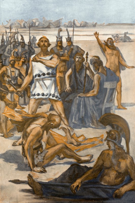 Illustration zur Ilias von Homer von Clement Goutier