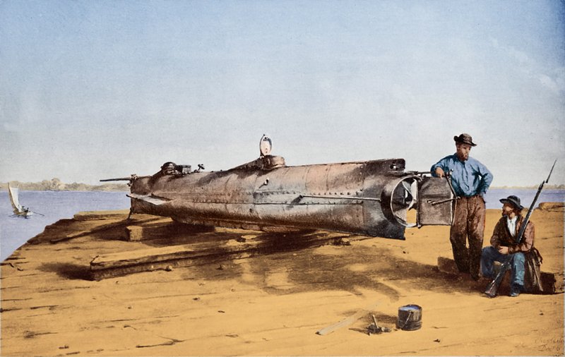Konföderierte U-Boot, Hunley von Conrad Wise Chapman