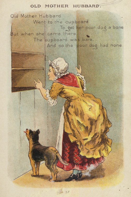 Kinderreim: Alte Mutter Hubbard von Constance Haslewood
