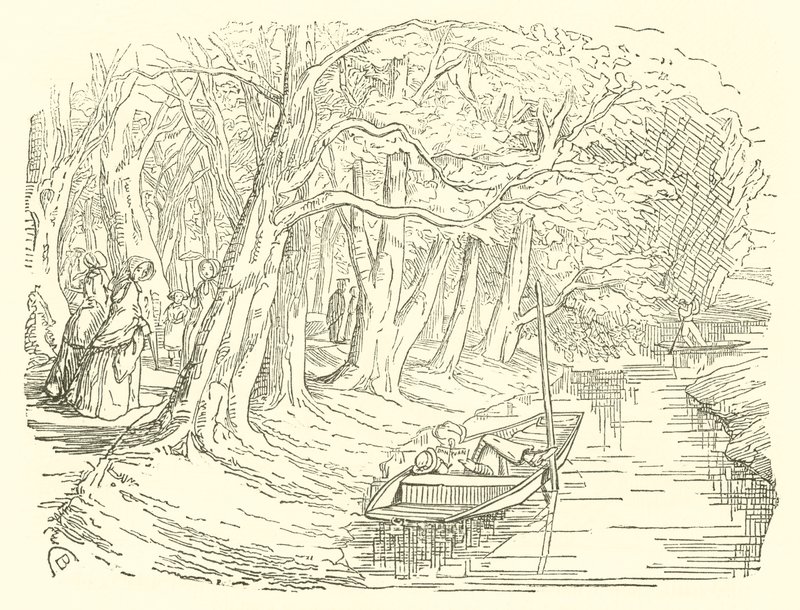 Eine Puntfahrt auf dem Cherwell von Cuthbert Bede