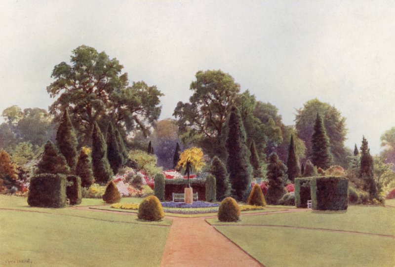 Der Diamantgarten, Bagshot Park von Cyril Ward