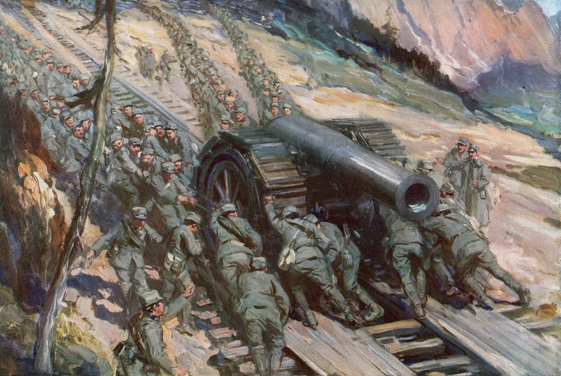 Eroberung der Berge, Italien, Erster Weltkrieg von Cyrus Cuneo