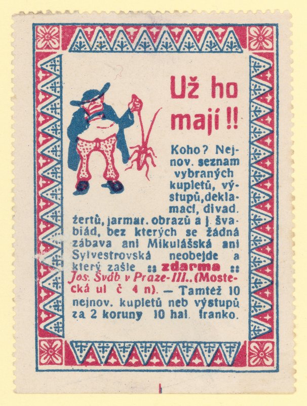 Mann mit Insekt von Czech School