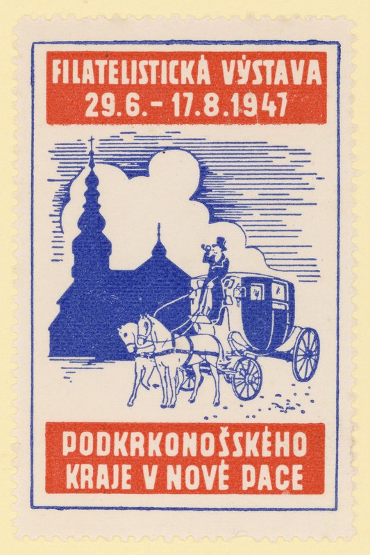 Philatelistische Ausstellung, Tschechoslowakei, 1947 von Czech School