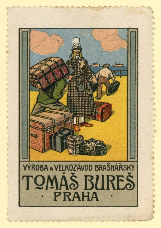 Tomas Bures Reisekoffer, Prag von Czech School
