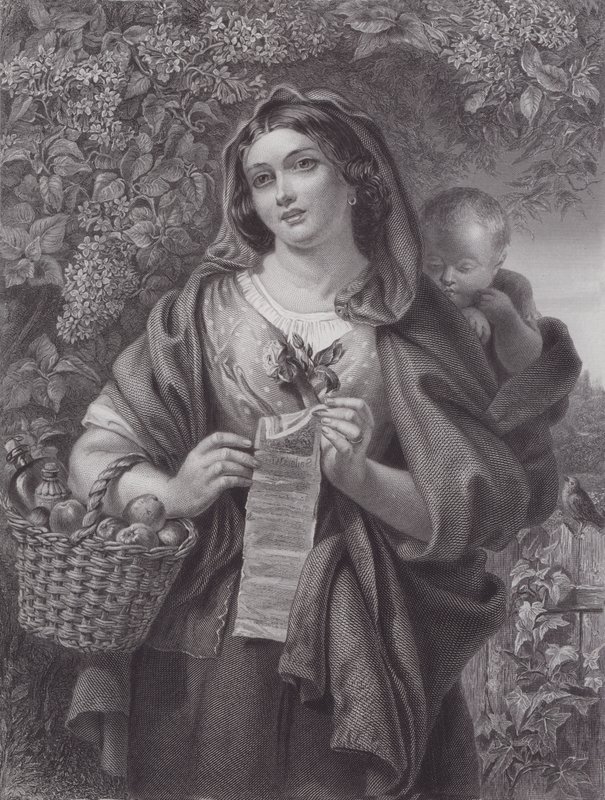 Der Balladensänger von Daniel (after) Maclise