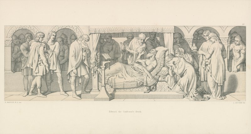 Der Tod von Edward dem Bekenner von Daniel Maclise
