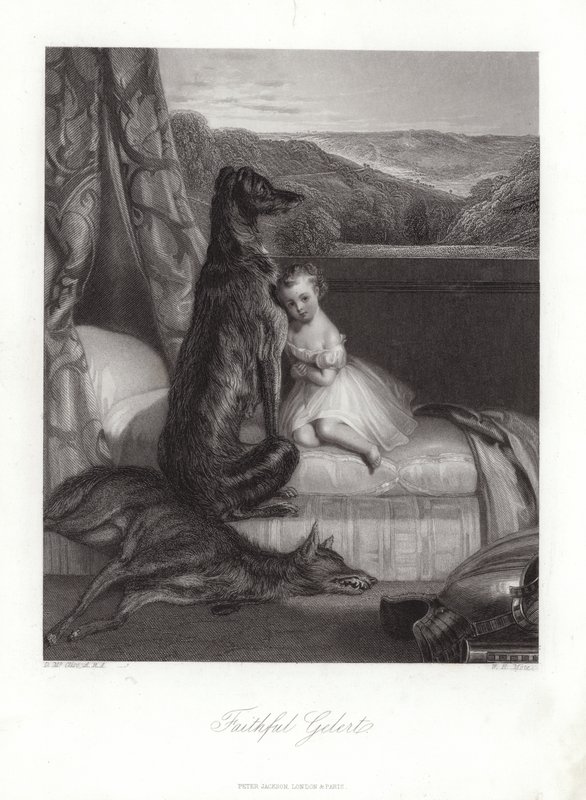 Treuer Gelert von Daniel Maclise