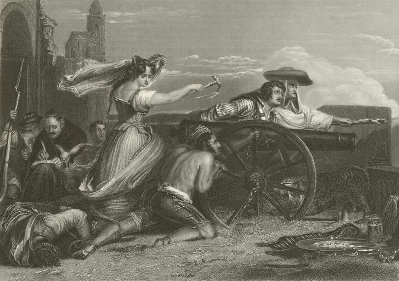 Die Verteidigung von Saragossa, Spanien, 1808 von David Wilkie