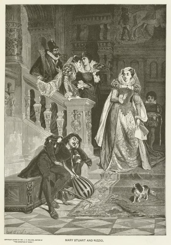Maria Stuart und Rizzio von David Dalhoff Neal