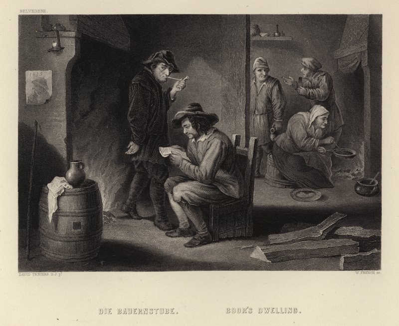 Bauernwohnung von David Teniers the Younger