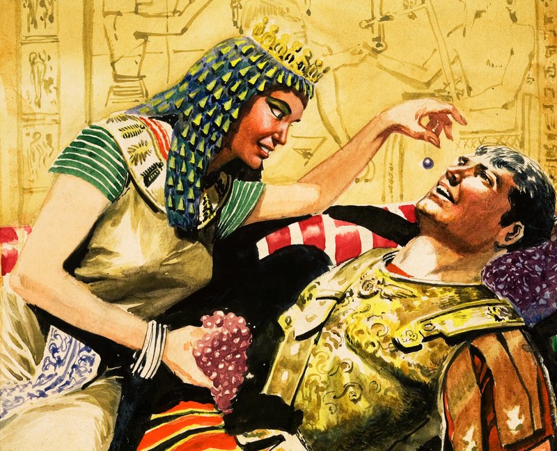 Kleopatra und Mark Anton von Don Lawrence