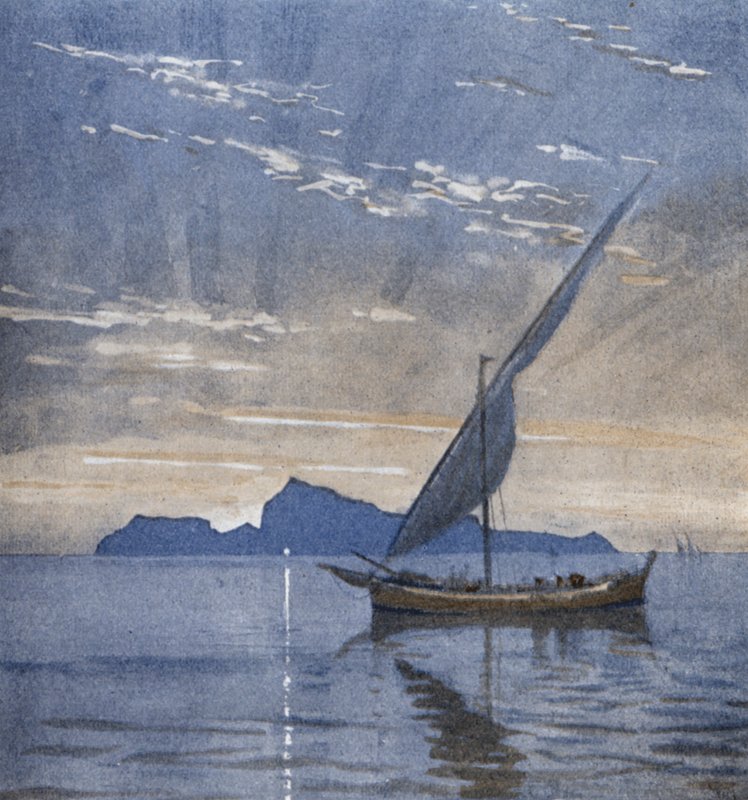 Capri vom Meer aus von Donald (after) Maxwell
