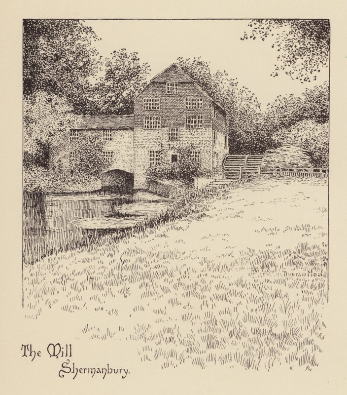 Sussex: Die Mühle, Shermanbury von Duncan Moul