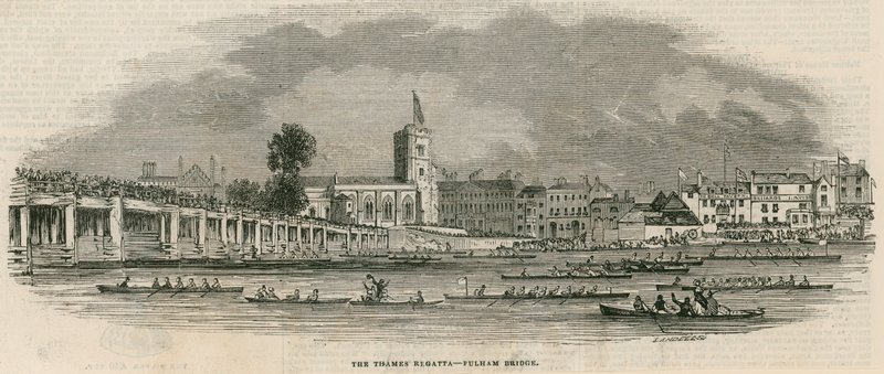 Die Themse-Regatta von Ebenezer Landells
