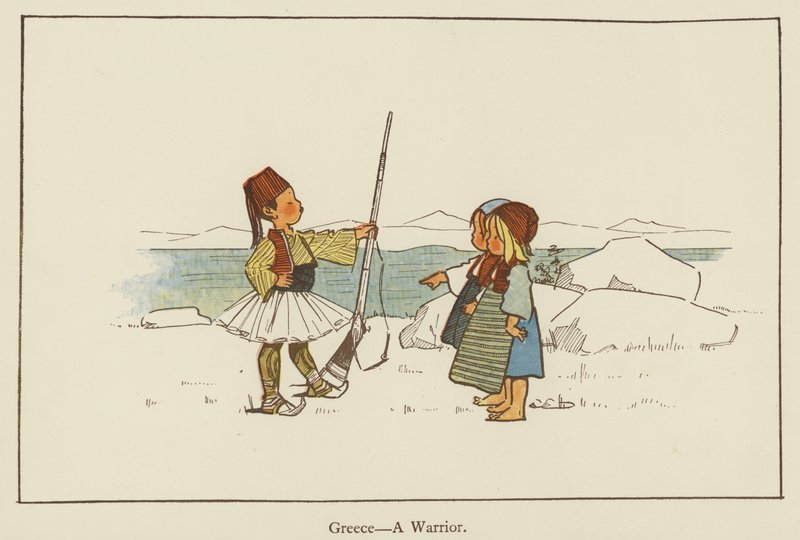 Griechenland, ein Krieger von Edith Farmiloe