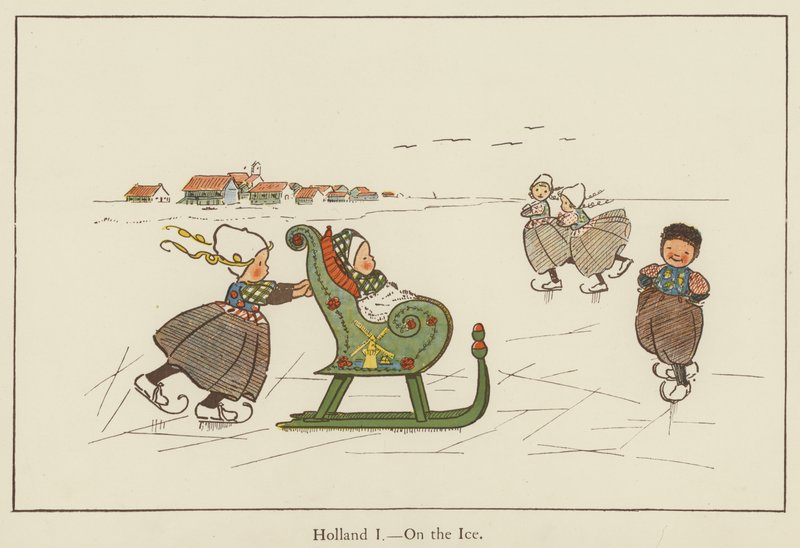 Holland, auf dem Eis von Edith Farmiloe