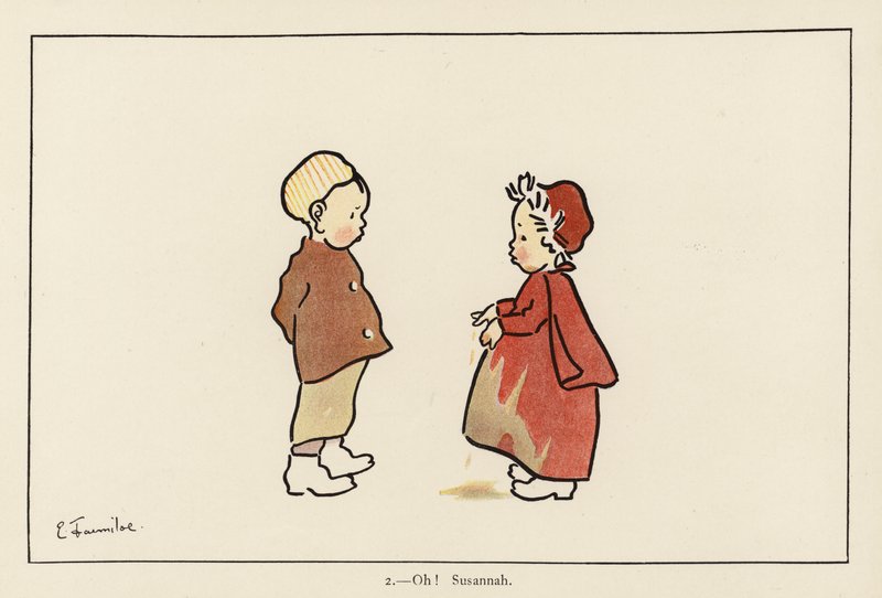 Oh! Susannah (Farblithografie) von Edith Farmiloe
