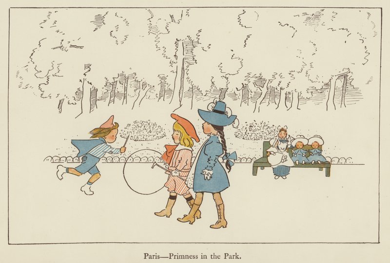 Paris, Zierlichkeit im Park von Edith Farmiloe