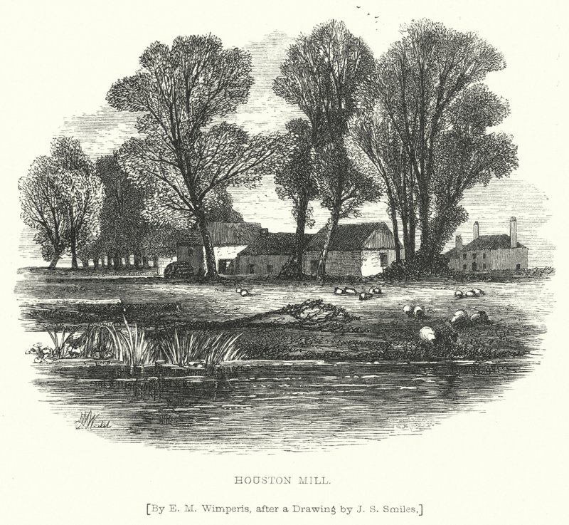 Houston Mühle (Stich) von Edmund Morison (after) Wimperis