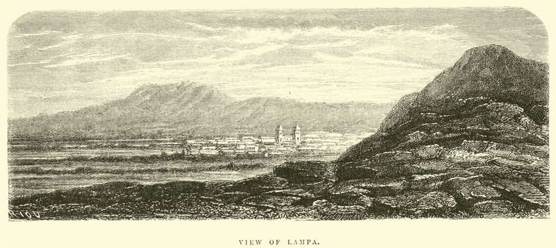 Ansicht von Lampa von Edouard Riou
