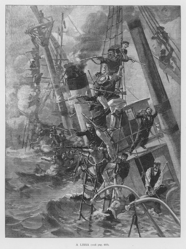Bei Lissa von Edouardo Matania