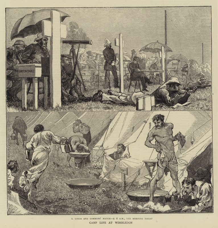 Lagerleben in Wimbledon von Edward John Gregory