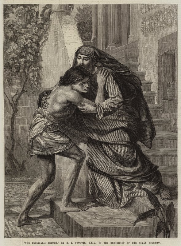 Die Rückkehr des Verlorenen von Edward John Poynter