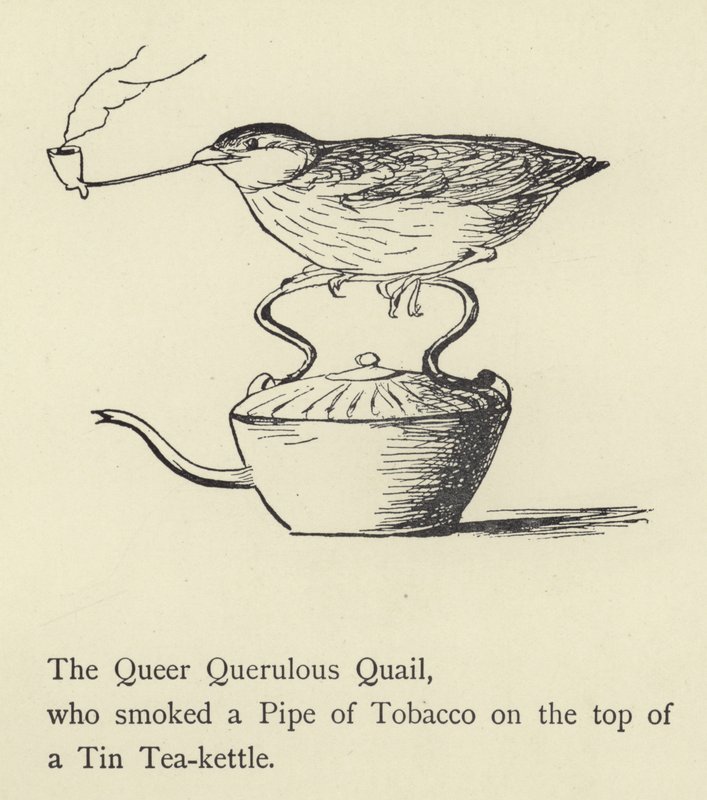 Der seltsame querulante Wachtel von Edward Lear
