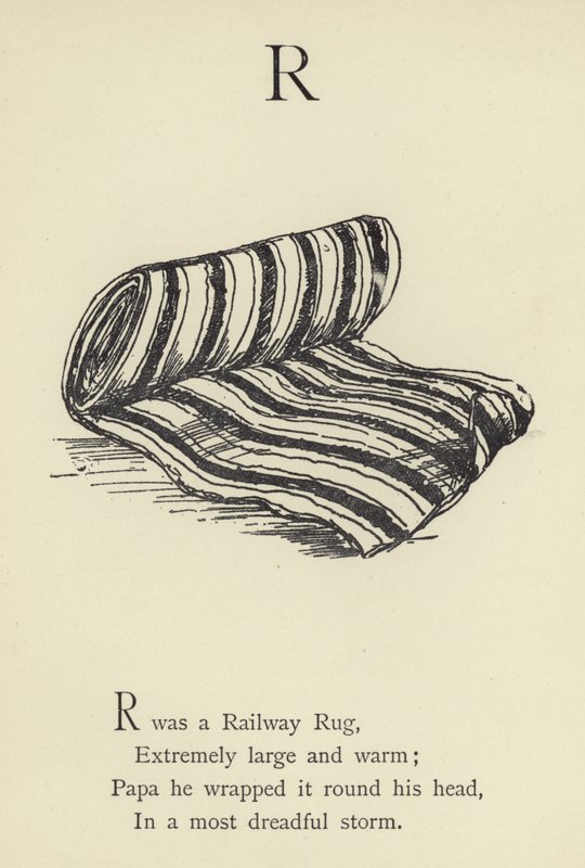 Der Buchstabe R von Edward Lear