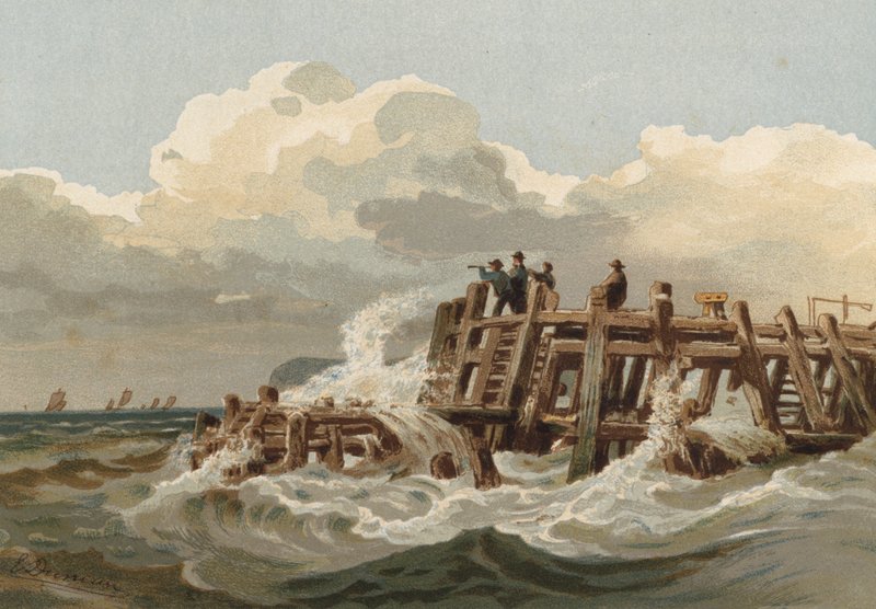 Alter Pier, Fischer auf der Ausschau von Edward after Duncan