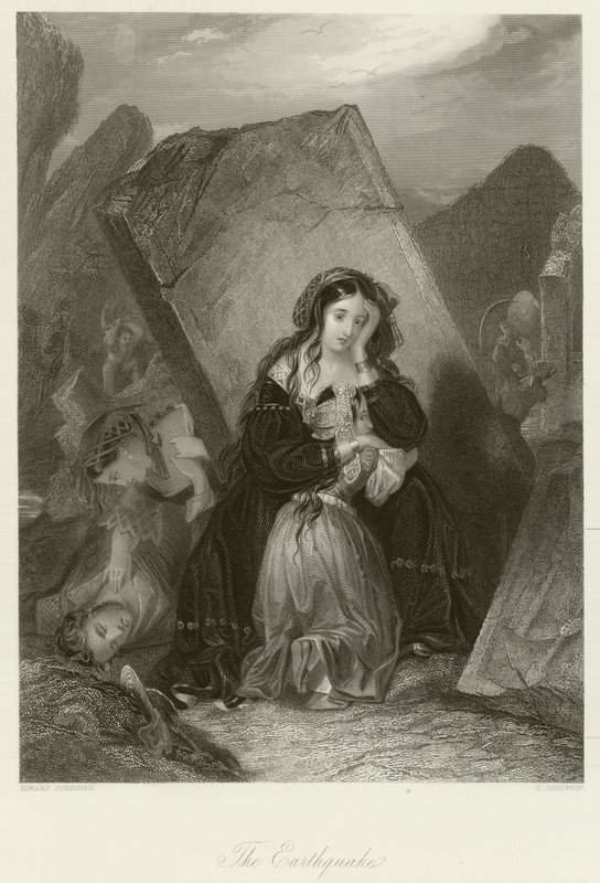 Das Erdbeben von Edward Henry Corbould