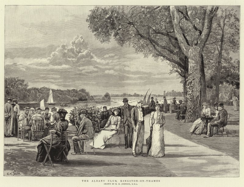 Der Albany Club, Kingston-on-Thames von Edward Killingworth Johnson