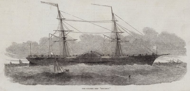 Das Kalorikschiff Ericsson von Edwin Weedon