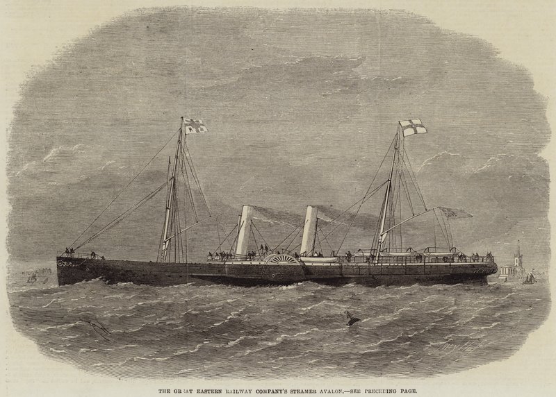Der Dampfer Avalon der Great Eastern Railway Company von Edwin Weedon