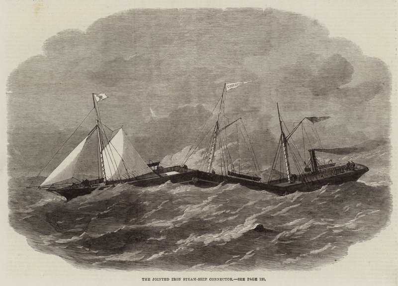 Der Gelenkte Eisen-Dampfschiff-Verbinder von Edwin Weedon