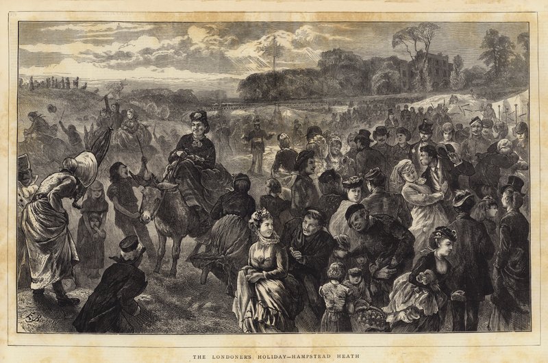 Der Feiertag des Londoners, Hampstead Heath von Edwin Buckman
