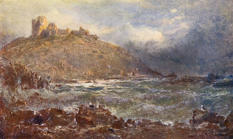 Burg Criccieth von Edwin Hayes