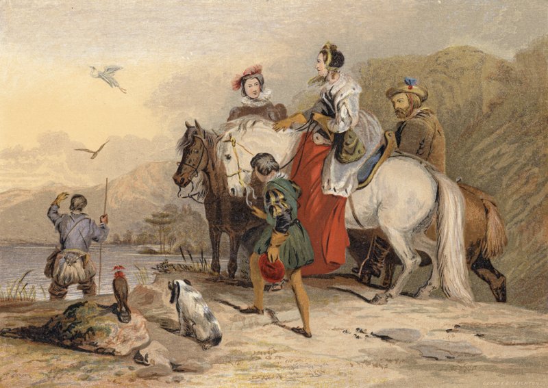 Die Falkenjagdgesellschaft von Edwin Landseer