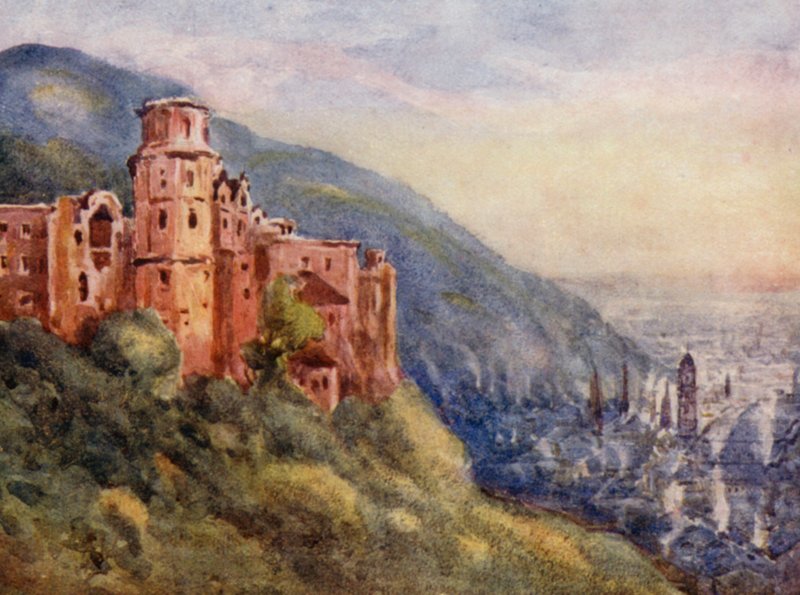 Der Rhein: Das Schloss, Heidelberg von Effie Jardine