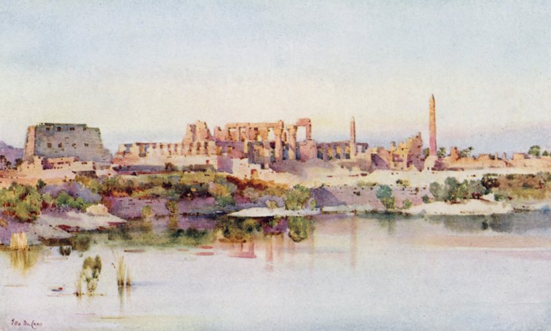 Der Tempel von Karnak von Ella Du Cane