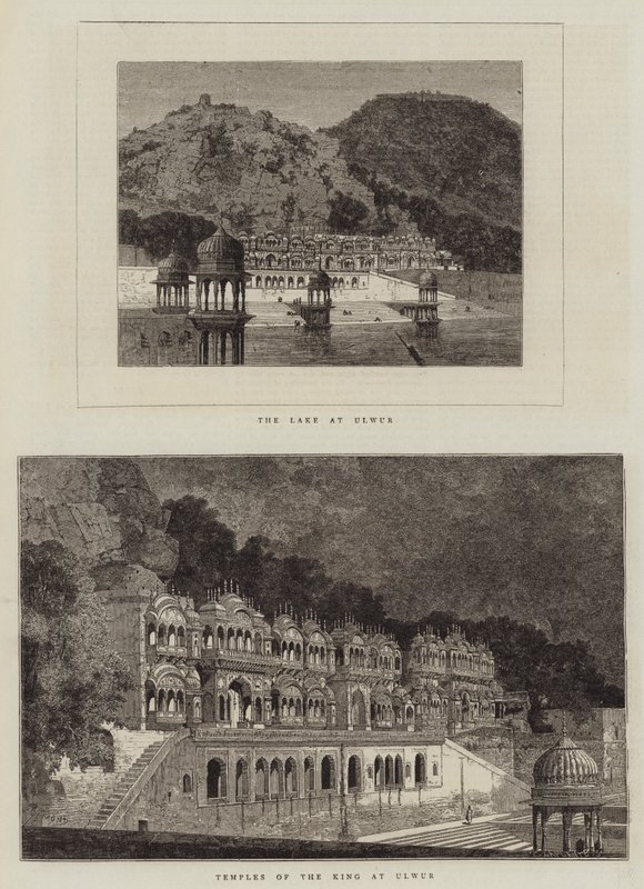 Ansichten in Indien von Emile Theodore Therond