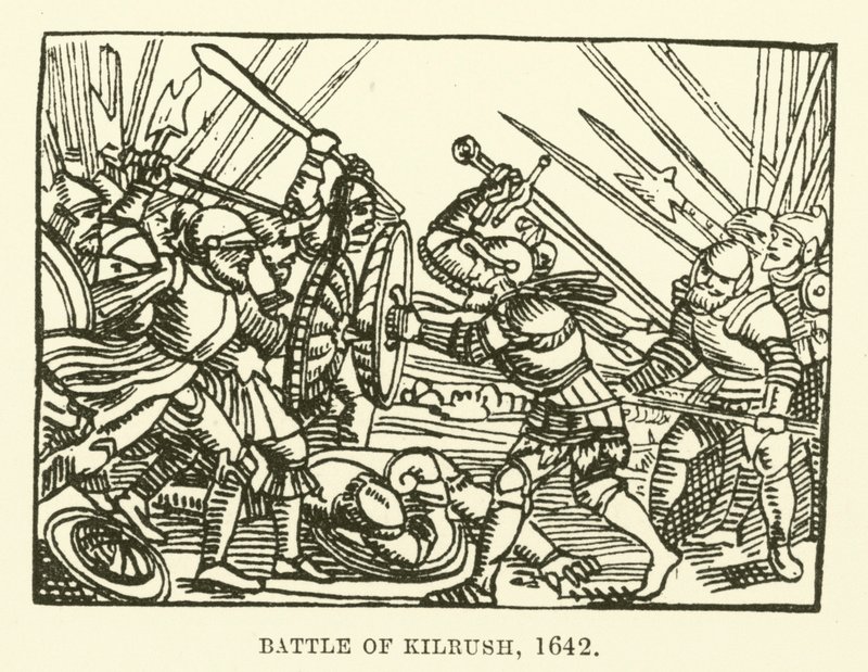 Schlacht von Kilrush, 1642 von English School